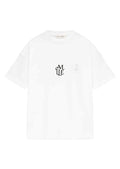 AMALUNE| White Oversized Box Tee